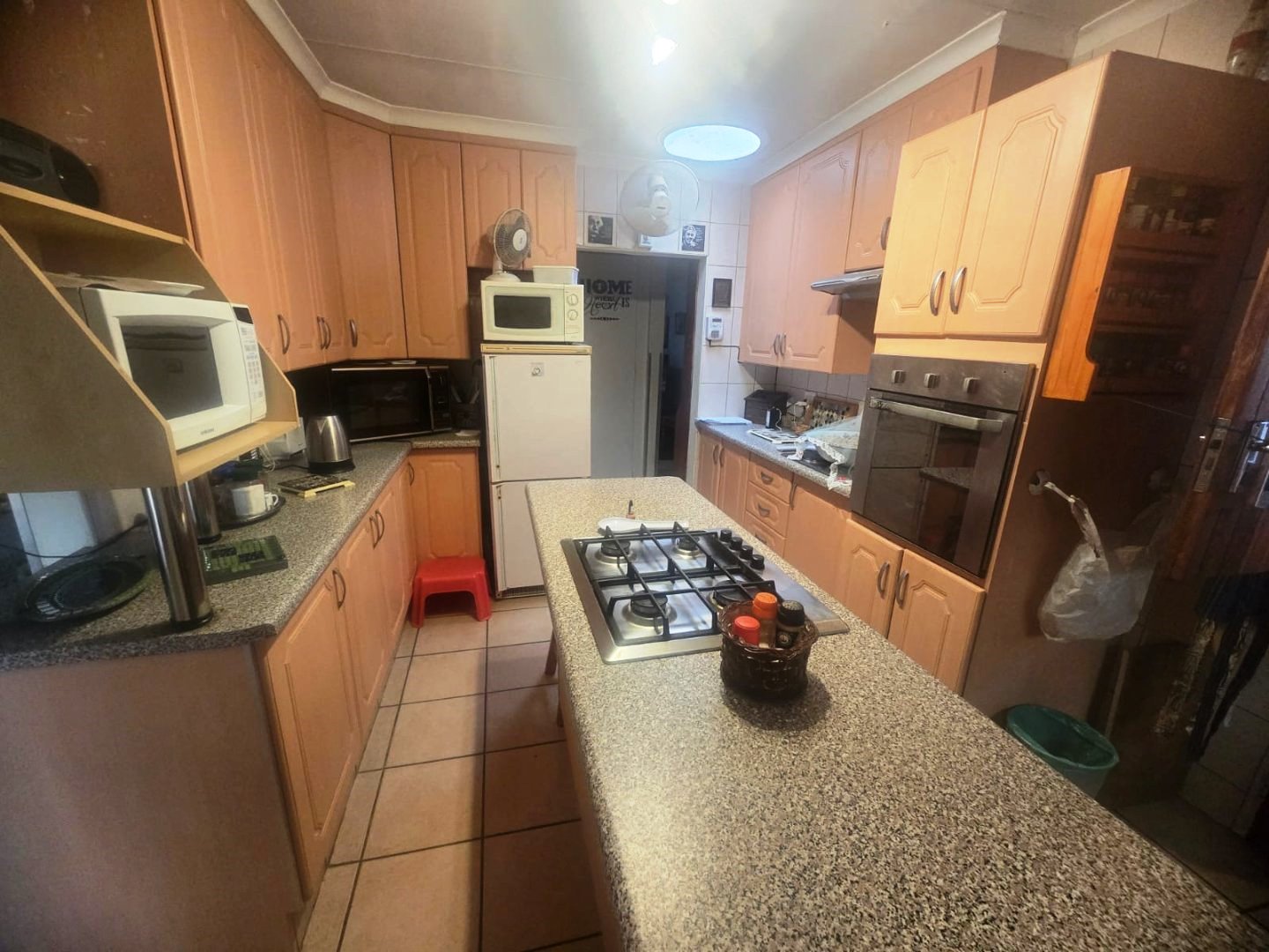 Three bedroom with bachelor flat for sale