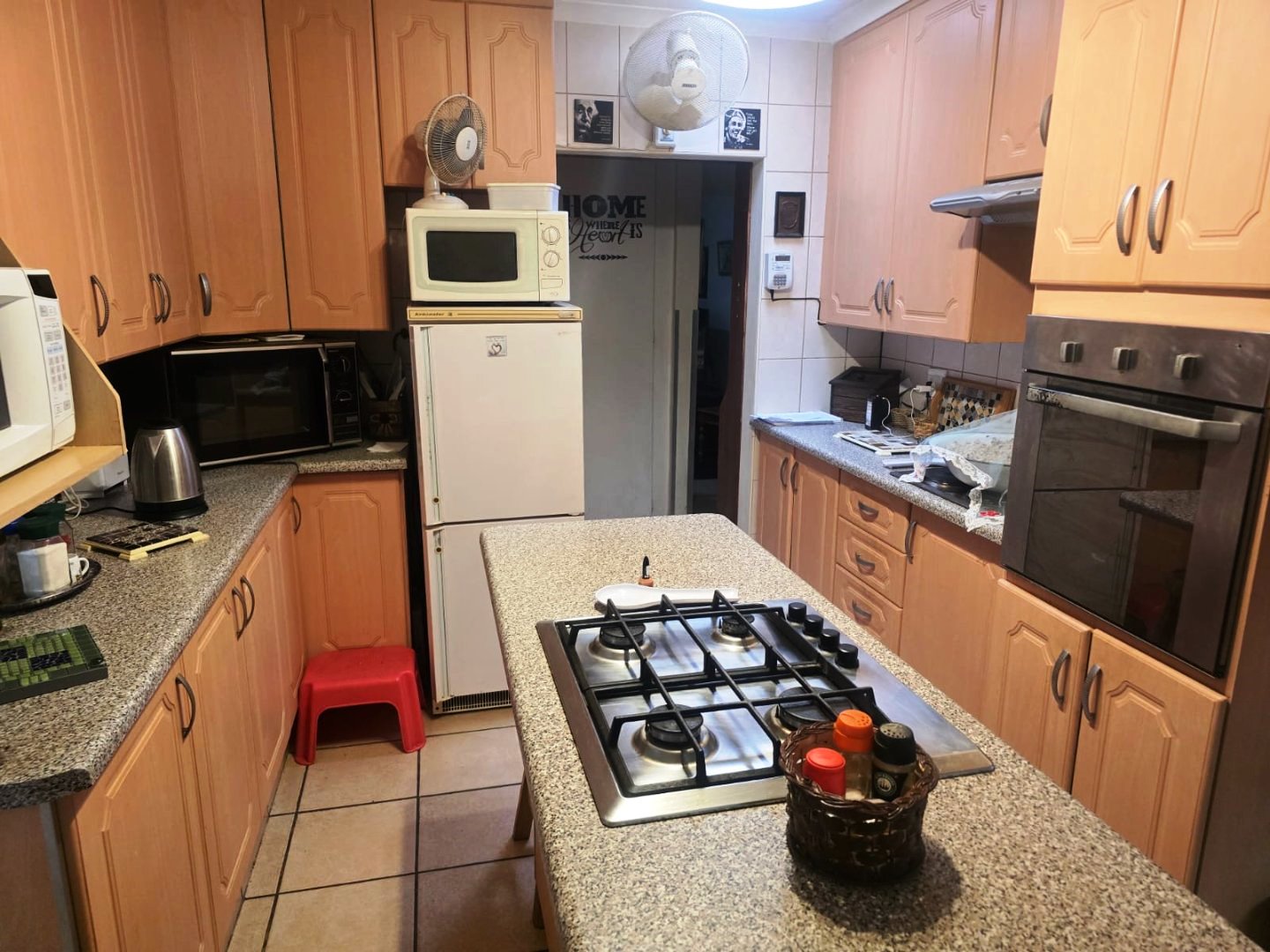 Three bedroom with bachelor flat for sale