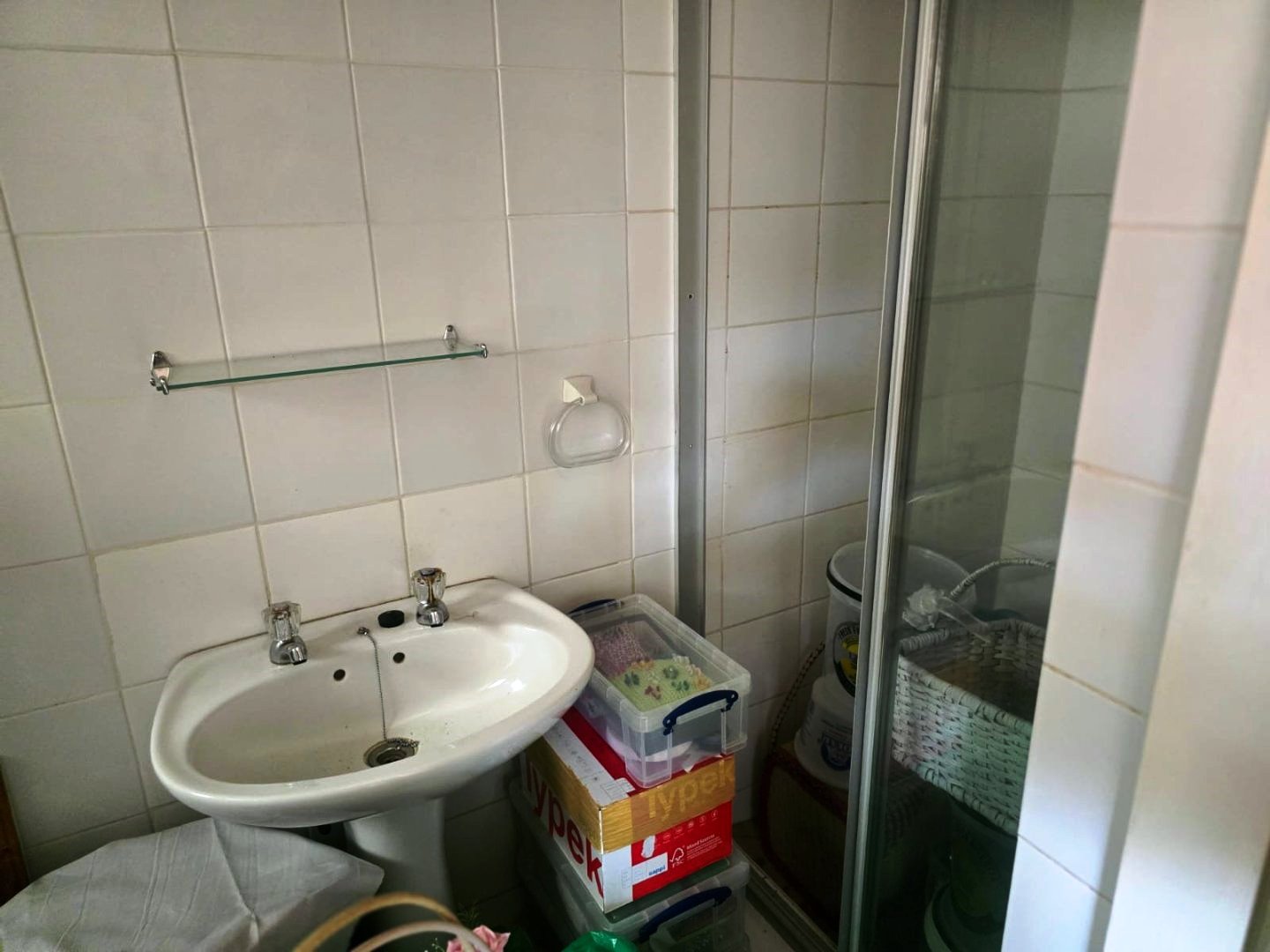 Three bedroom with bachelor flat for sale